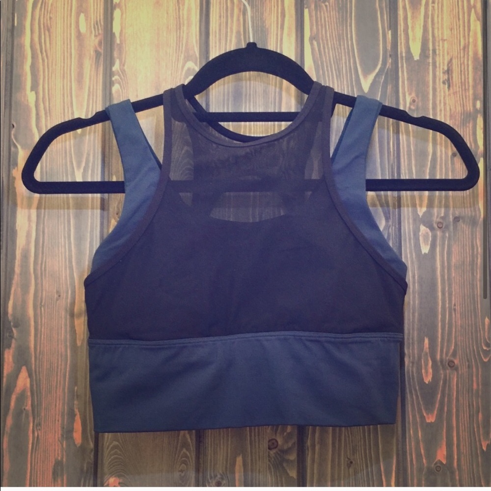 Lululemon long line double tap bra sz 4